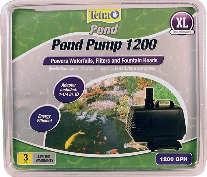 Tetra Water Garden Pump 1200 GPH Tetra Pond