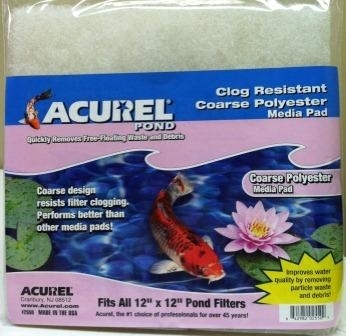 Acurel Pond Coarse Poly Pad | Media