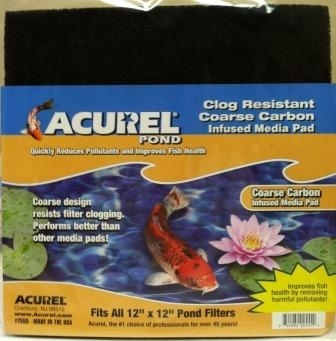Acurel Pond Coarse Carbon-Infused Pad | Media
