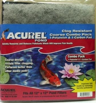 Acurel Pond Coarse Poly and Carbon Pads | Media