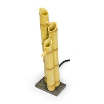 78307 Pouring Three-Tier Bamboo Fountain with pump | Spitters