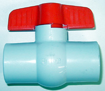 Ball Valve, PVC Threaded | Fittings/Adapters