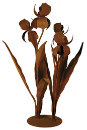 Garden Sculpture: Large Iris | Clearance Items
