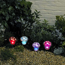 Smart Solar 4-Piece Mushroom Light Set | Clearance Items