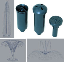 Tranquility Serene Pack of Fountain Heads | Tranquility