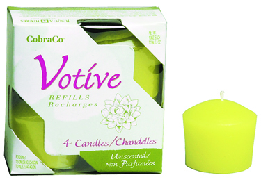 Votive Candles, 4 pack | CobraCo