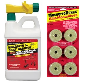Summit Mosquito Barrier & Mosquito Dunks combo | Pest Control