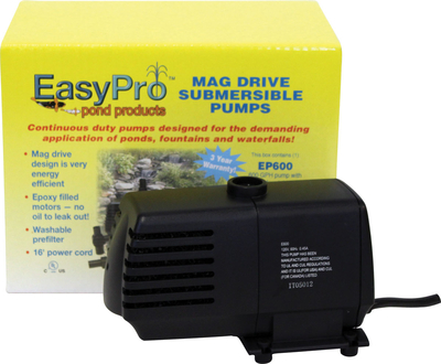 EP600 600 GPH Submersible Mag Drive with Nozzles | Fountain