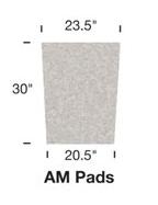 AMM Replacement Filter Pad  Medium Aquafalls | EasyPro