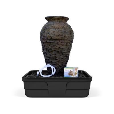 Medium Stacked Slate Urn Landscape Fountain Kit | Others