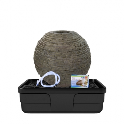 Medium Stacked Slate Sphere Landscape Fountain Kit | Others