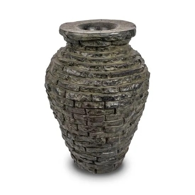 Stacked Slate Urn 58014 MINI 13 INCH | Aquascape