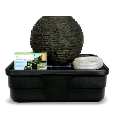 Stacked Slate Sphere Fountain Kit  18″Dia | Others