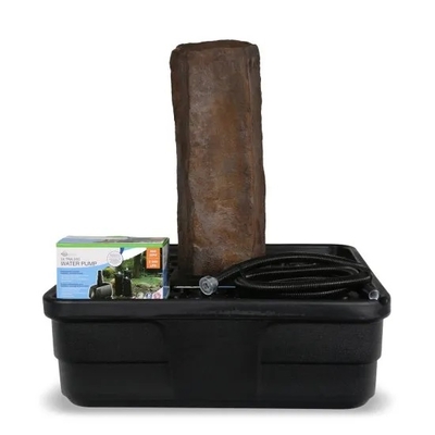 Faux Basalt Column Fountain Kit – 24″H (61 cm) | Pondless