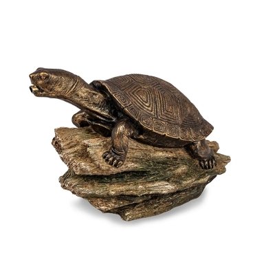 Turtle on Log Spitter 78371 | Spitters