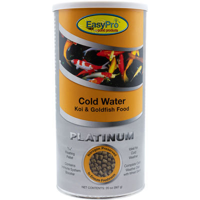 CWF1 EasyPro Platinum Koi & Goldfish Food  Cold Weather Food  20 oz. Canister | Food