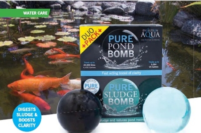 Evolution Aqua Pond Bomb & Sludge Bomb Duo Pack | Sludge Removers