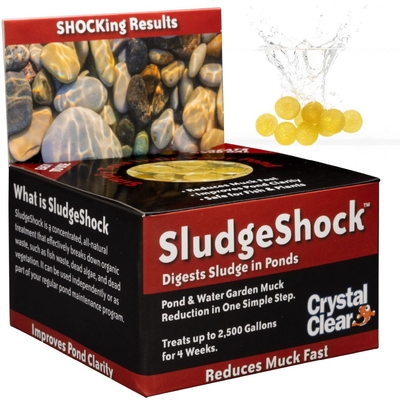 CrystalClear SludgeShock Beneficial Bacteria Balls CC027 | Sludge Removers