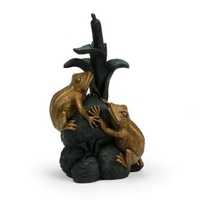 Image 78304 Aquascape Double Frog Cattail Spitter