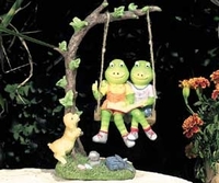 Image Frogs On A Swing