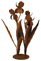 Image Garden Sculpture: Large Iris