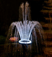 Image Pondmaster 18-LED Light Ring with Fountain Head