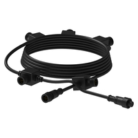 Image 5-Outlet Color-Changing Lighting Extension Cable - 25 feet