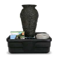 Image Stacked Slate Urn Fountain Kit  24″H (61 cm)