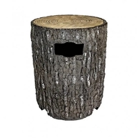 Image Faux Stump Propane Tank Cover