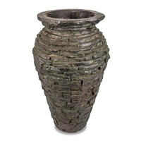 Image Stacked Slate Urn 24 inch 78359