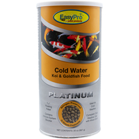Image CWF1 EasyPro Platinum Koi & Goldfish Food  Cold Weather Food  20 oz. Canister